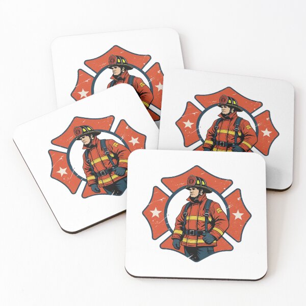 Item preview, Firefighter T-Shirt — Retro Vintage Tee for Firefighters and First Responders designed and sold by PaleInk.