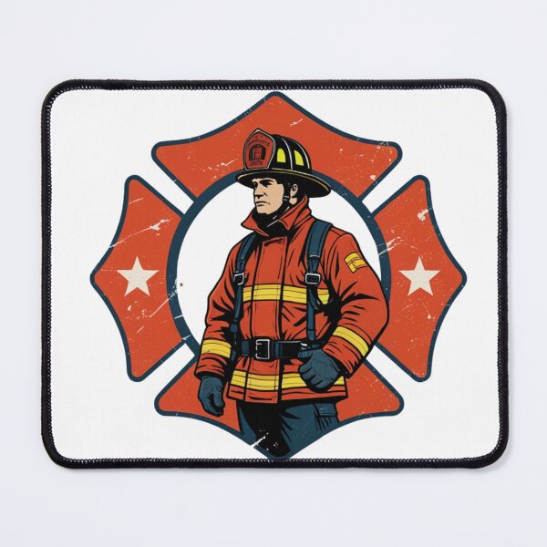 Item preview, Firefighter T-Shirt — Retro Vintage Tee for Firefighters and First Responders designed and sold by PaleInk.