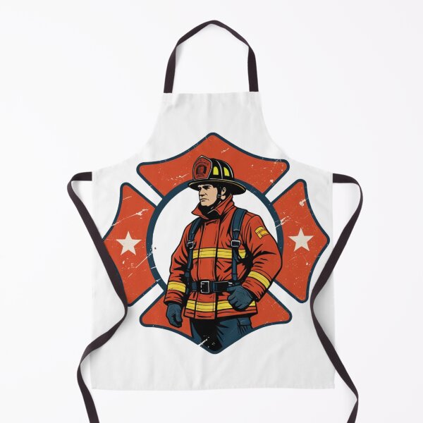 Item preview, Firefighter T-Shirt — Retro Vintage Tee for Firefighters and First Responders designed and sold by PaleInk.