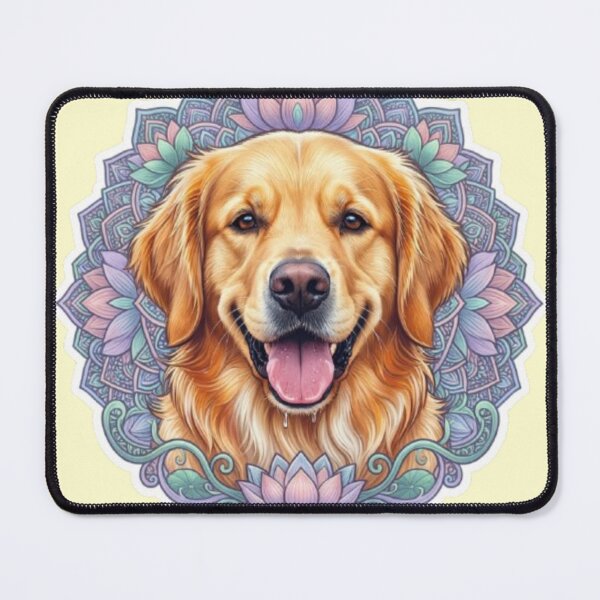 Item preview, Aesthetic Floral Dog Art designed and sold by Chromatic Artistry.