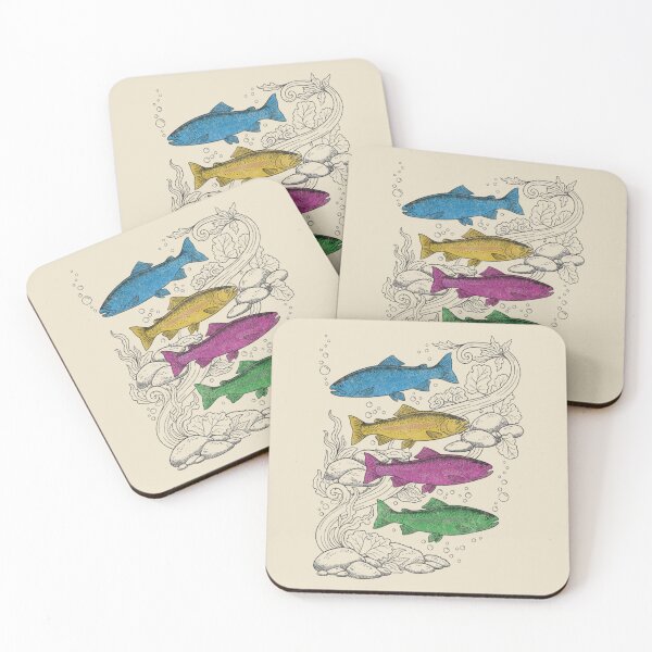 Item preview, Trout Fishing. Vintage. designed and sold by EunsooLee.