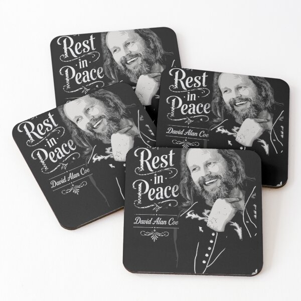 Item preview, David Allan Coe Vintage Style Fan Design designed and sold by Marjan Lotffy.
