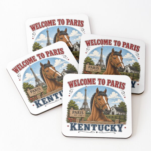Item preview, Welcome to Paris Kentucky designed and sold by gotucoveredart.