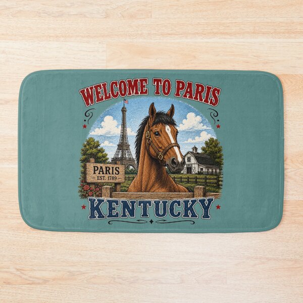 Item preview, Welcome to Paris Kentucky designed and sold by gotucoveredart.