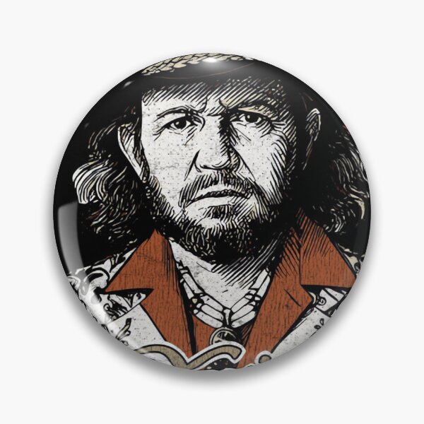Item preview, David Allan Coe Original Retro Style Fan Design designed and sold by Marjan Lotffy.