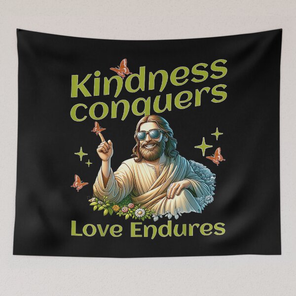 Item preview, Kindness Conquers Love Uplifts Peaceful Soulful Message designed and sold by ngan2614387.