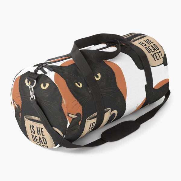 Item preview, Black Cat Coffee Is He Dead Yet designed and sold by phoebelevine.