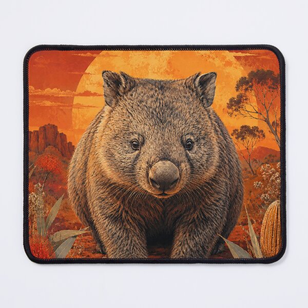 Item preview, Wombat Under the Outback Sun designed and sold by Pixel Junkies Studio.