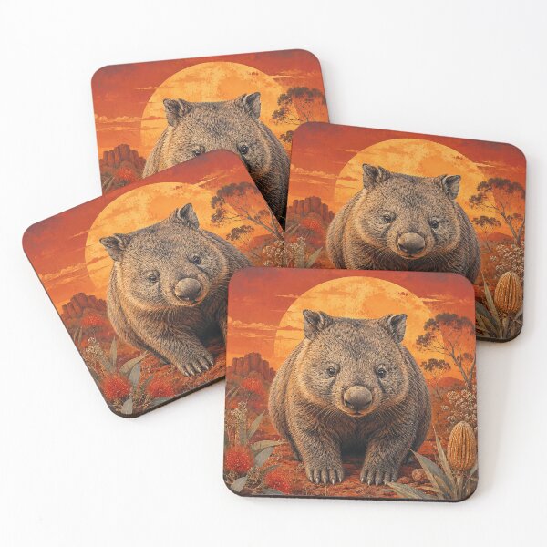 Item preview, Wombat Under the Outback Sun designed and sold by Pixel Junkies Studio.