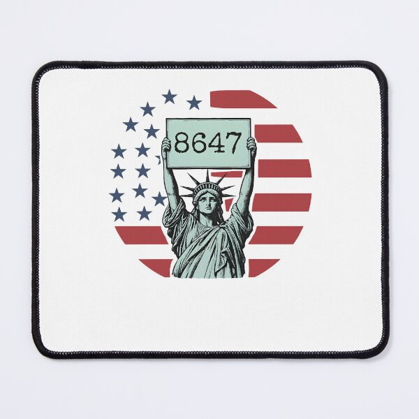 Item preview, 8647 Statue of Liberty Anti Authoritarian Political Protest designed and sold by phoebelevine.