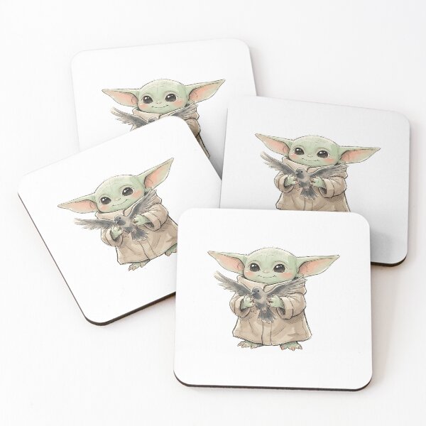 Item preview, BABY YODA FLYING CROW designed and sold by LIS AND MELIVERSO.