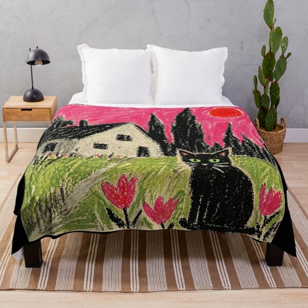 Item preview, Black Cat Cottage Garden Folk designed and sold by Modaozushi216.