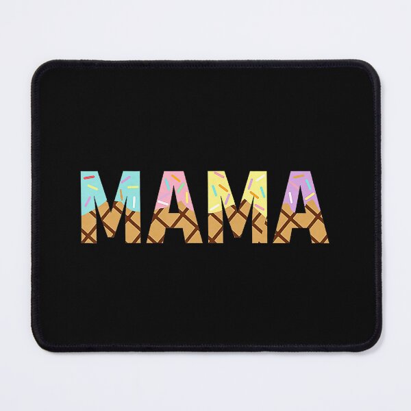 Item preview, Mama Ice Cream Lettering Cute Family Celebration designed and sold by zamiokaline.