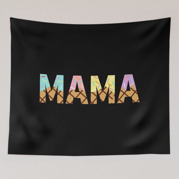 Item preview, Mama Ice Cream Lettering Cute Family Celebration designed and sold by zamiokaline.