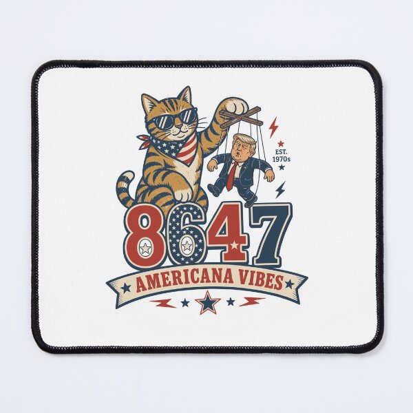Item preview, 8647 Americana Vibes Funny Anti Trump Protest Art designed and sold by phoebelevine.