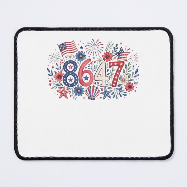 Item preview, Patriotic 8647 Wildflowers Fireworks American Flag 4th of July designed and sold by phoebelevine.