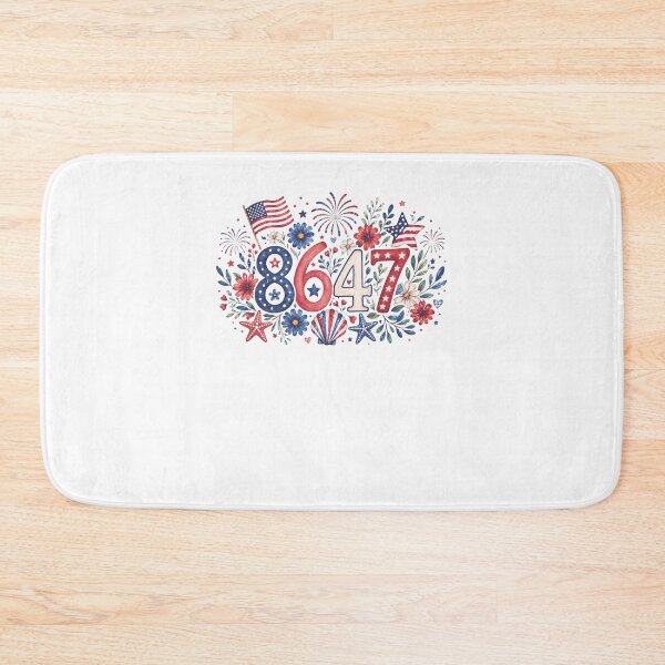 Item preview, Patriotic 8647 Wildflowers Fireworks American Flag 4th of July designed and sold by phoebelevine.