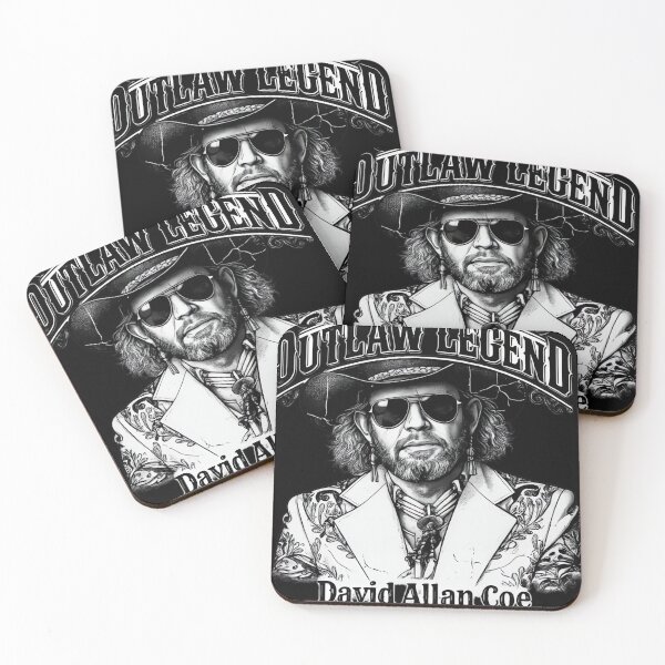 Item preview, David Allan Coe Vintage Style designed and sold by Marjan Lotffy.