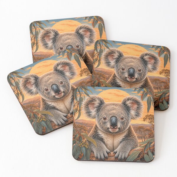 Item preview, Koala at Golden Sunset designed and sold by Pixel Junkies Studio.