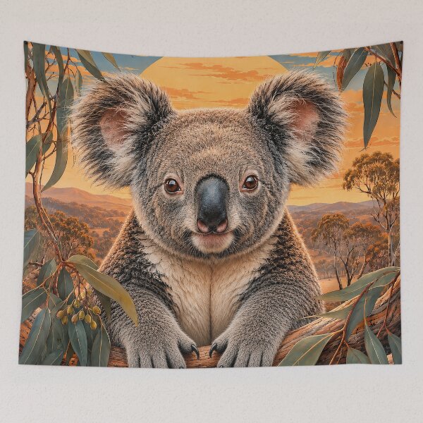 Item preview, Koala at Golden Sunset designed and sold by Pixel Junkies Studio.