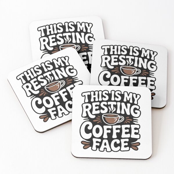 Item preview, This Is My Resting Coffee Face Funny Coffee Lover  designed and sold by Zizo-DR44.