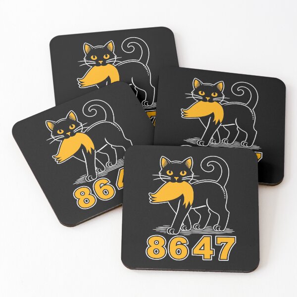Item preview, 8647 Anti Trump Black Cat Political Statement designed and sold by phoebelevine.