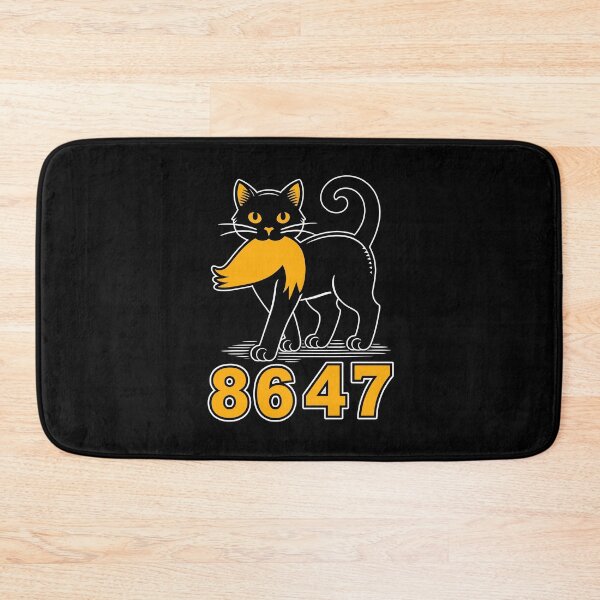 Item preview, 8647 Anti Trump Black Cat Political Statement designed and sold by phoebelevine.