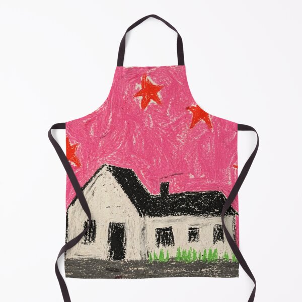 Item preview, Pink Night Cottage Folk Drawing designed and sold by Modaozushi216.