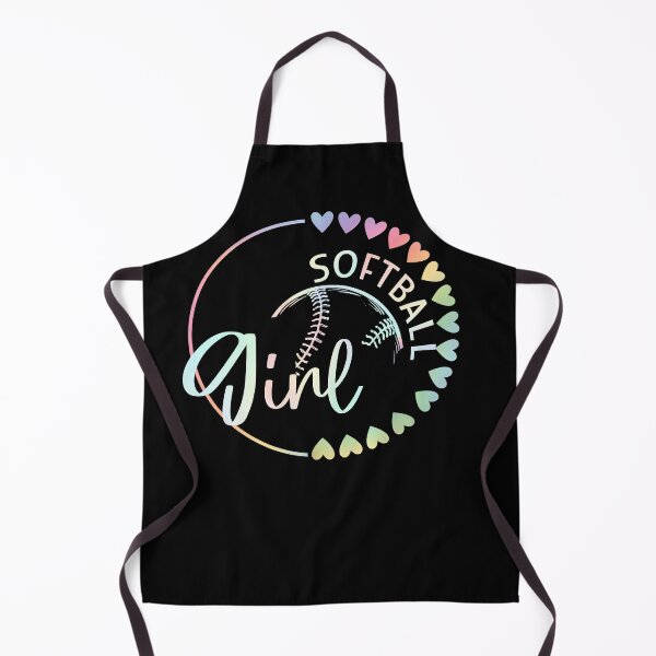 Item preview, Pastel Tie Dye Softball Girl Heart Tee designed and sold by LashondaGreen89.