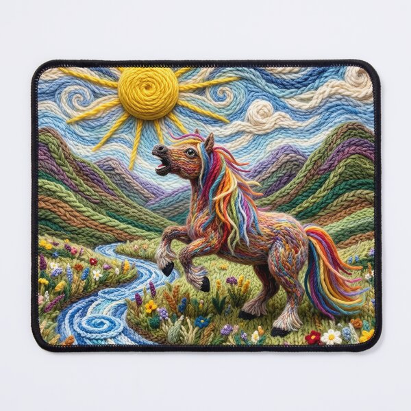 Item preview, Yarn Horse Feels His Oats designed and sold by Tridentulus.