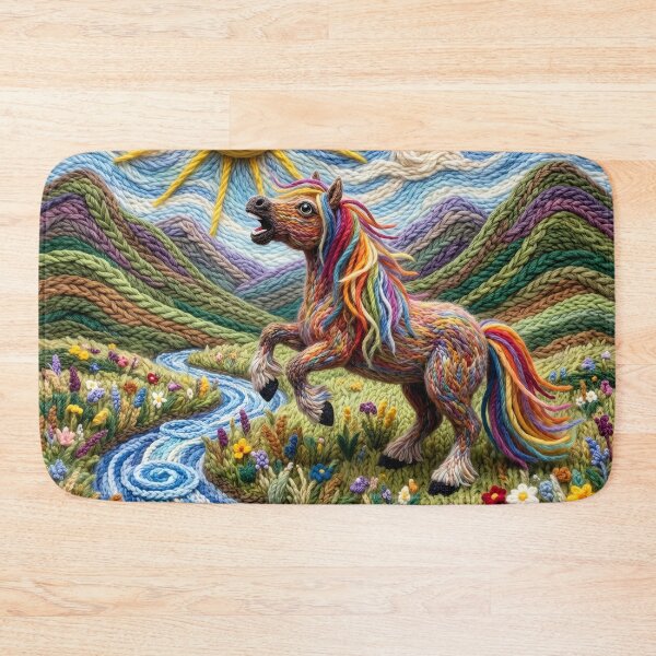 Item preview, Yarn Horse Feels His Oats designed and sold by Tridentulus.