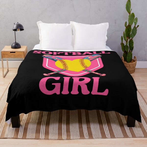 Item preview, Pink Softball Girl Heart Bat Tee designed and sold by LashondaGreen89.