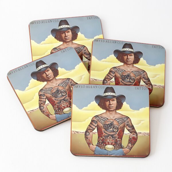 Item preview, David Allan Coe Vintage Style designed and sold by Marjan Lotffy.