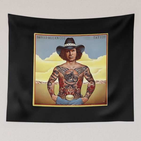 Item preview, David Allan Coe Vintage Style designed and sold by Marjan Lotffy.