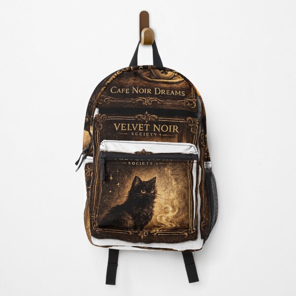 Item preview, Velvet Noir Society – Cafe Noir Dreams Vintage Cat Poster Collection designed and sold by DailyTrendFinds.
