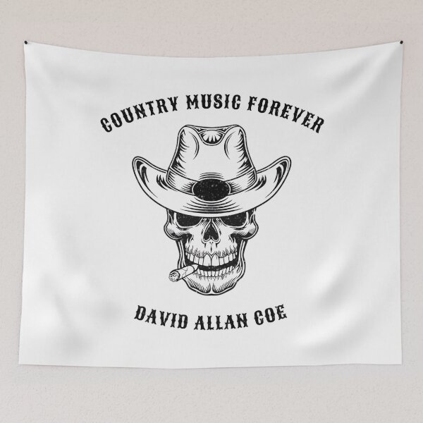 Item preview, Copy of David Allan Coe Vintage Style Fan Design designed and sold by Marjan Lotffy.