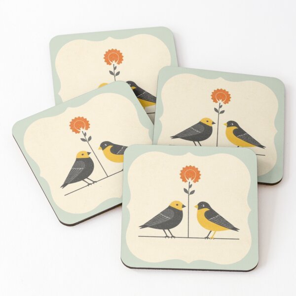 Item preview, Gentle Bird Pair designed and sold by mellow-koko.
