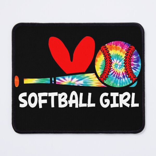 Item preview, Tie Dye Softball Girl Graphic Tee designed and sold by LashondaGreen89.