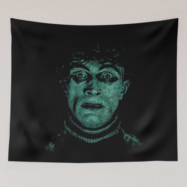 Item preview, Cesare the Somnambulist 1920 The Cabinet Of Dr. Caligari Distressed designed and sold by Power Up Prints.