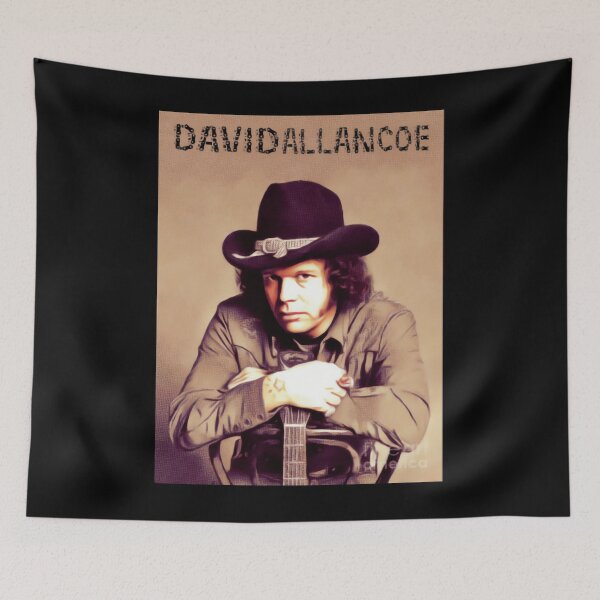 Item preview, David Allan Coe Vintage designed and sold by Marjan Lotffy.