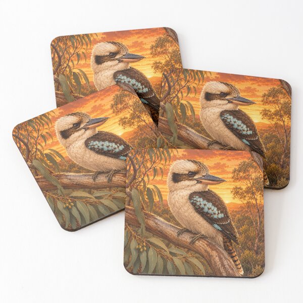 Item preview, Kookaburra at Sunset designed and sold by Pixel Junkies Studio.