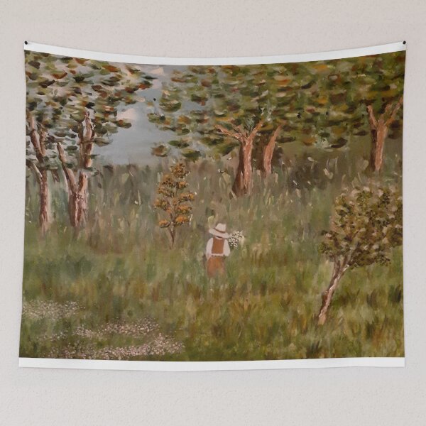 Item preview, Walking In The Meadows by Charlotte VanRoss  designed and sold by Charlotte VanRoss fine art.
