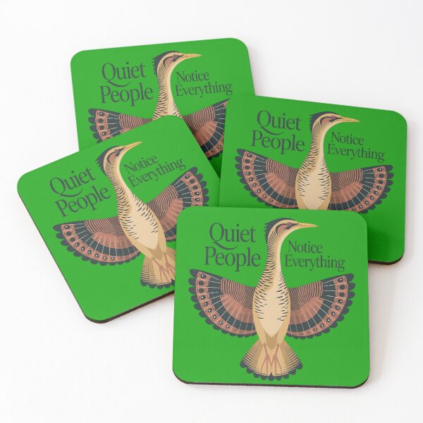 Item preview, Sunbittern Bird: Quiet People Notice Everything | Exotic Bird Art Print designed and sold by Max Store.