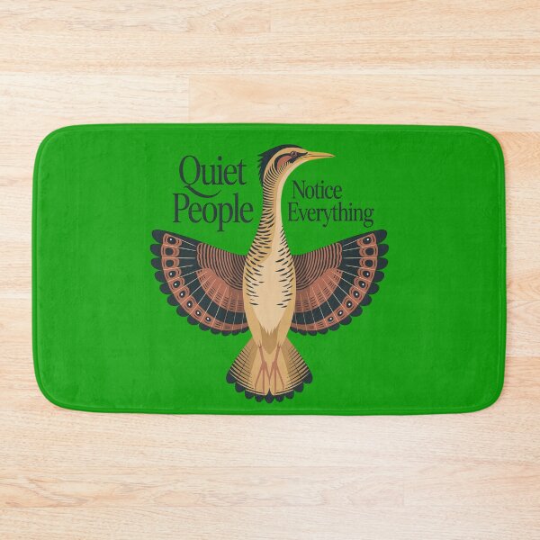 Item preview, Sunbittern Bird: Quiet People Notice Everything | Exotic Bird Art Print designed and sold by Max Store.