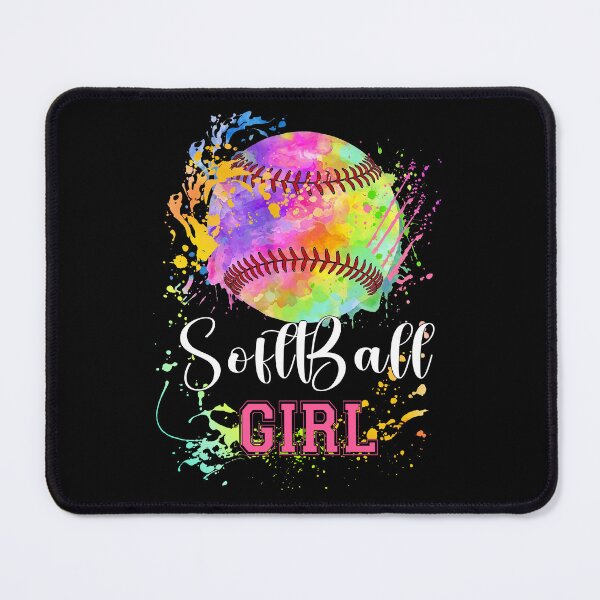 Item preview, Watercolor Softball Girl Splash Tee designed and sold by LashondaGreen89.