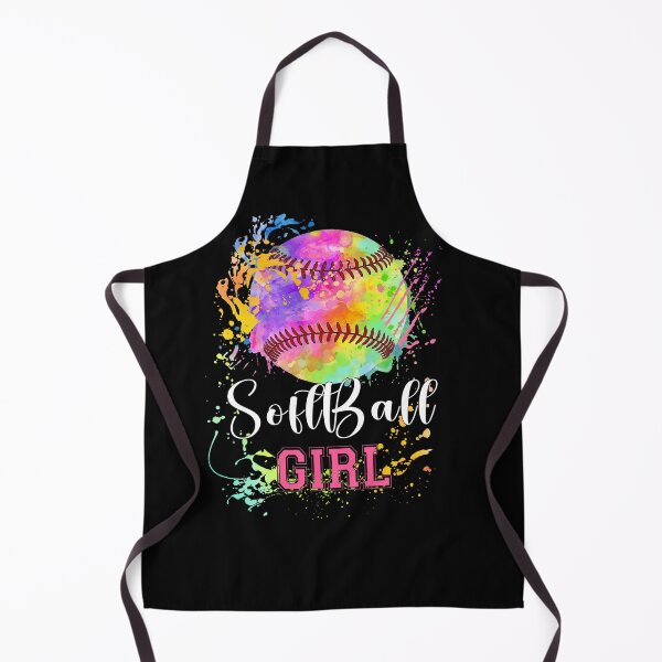 Item preview, Watercolor Softball Girl Splash Tee designed and sold by LashondaGreen89.