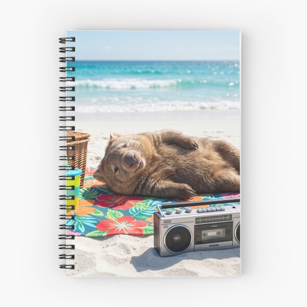 Item preview, Beach Blanket Wombat designed and sold by Tridentulus.