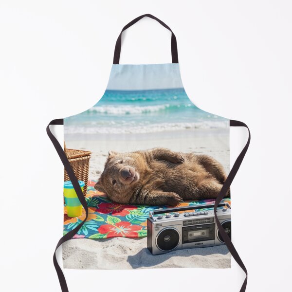 Item preview, Beach Blanket Wombat designed and sold by Tridentulus.