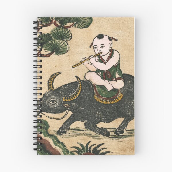 Item preview, Vintage Flute Rider Folk Art Illustration designed and sold by eliramaison.