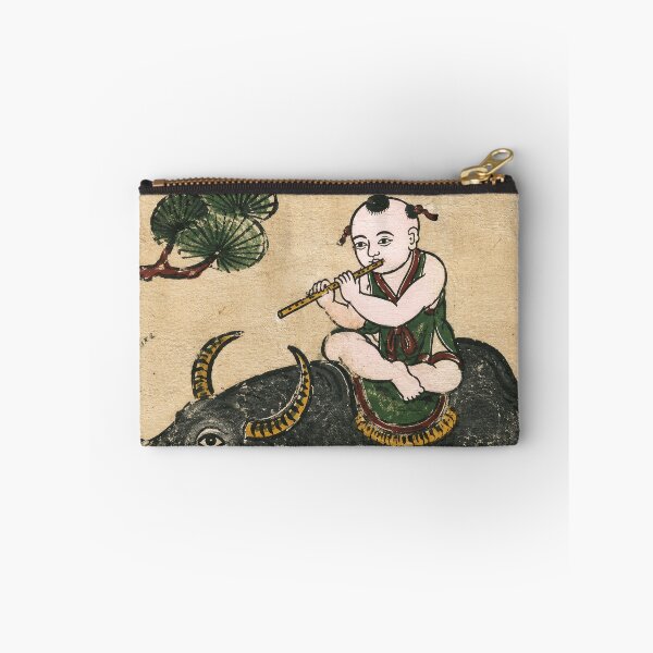 Item preview, Vintage Flute Rider Folk Art Illustration designed and sold by eliramaison.